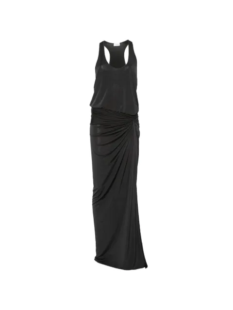 THE ANDAMANE Juno knot-detail maxi dress