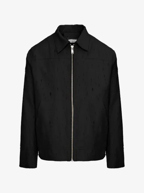 HAMZA Ten distressed overshirt