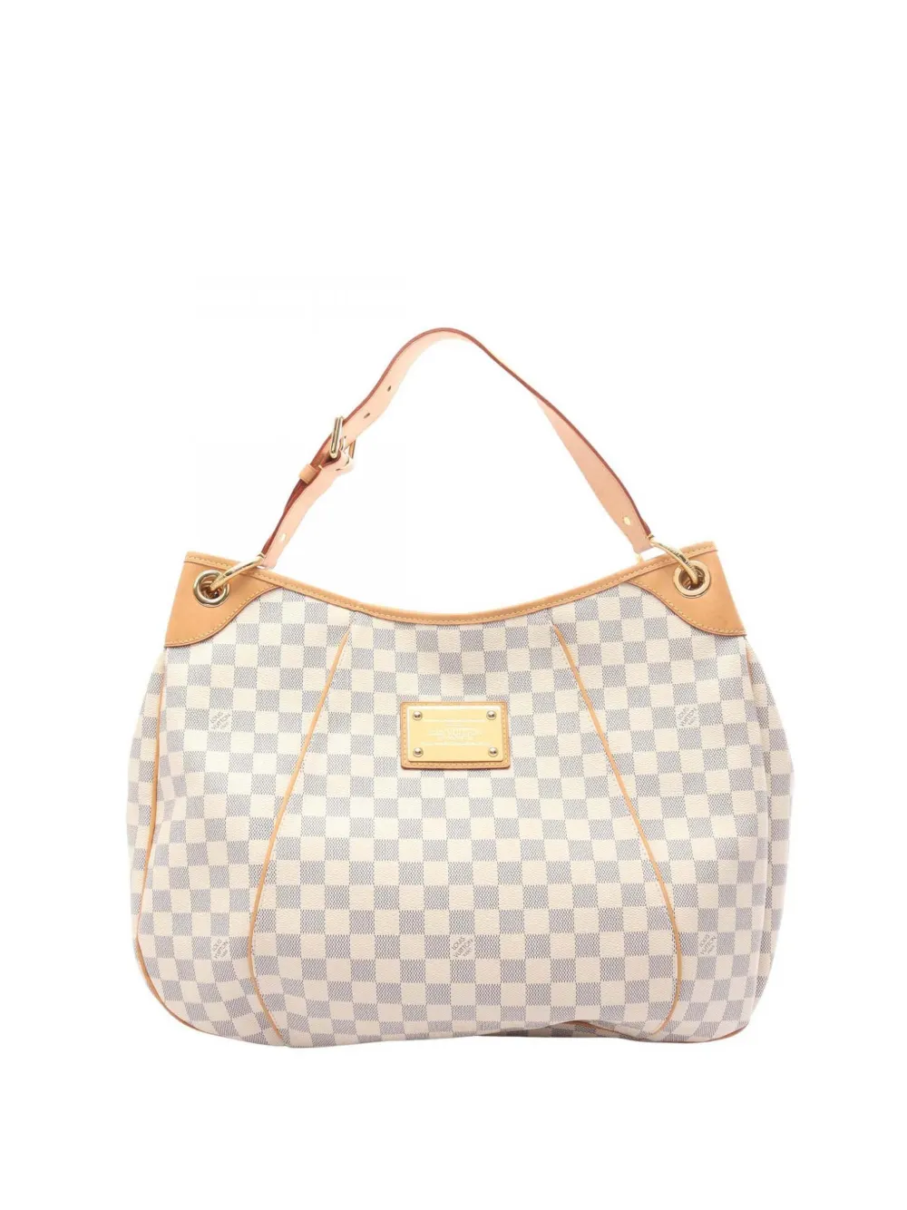 Louis Vuitton Pre-Owned 2009 Damier Azur Galliera PM shoulder bag - Bianco