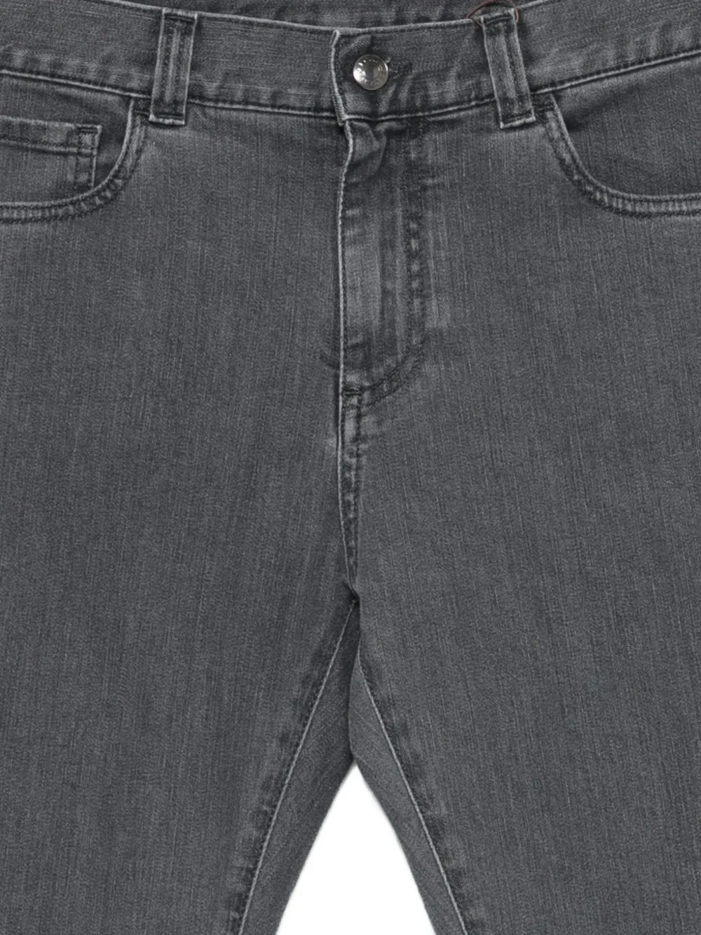 Canali Vaqueros Con Parche Del Logo - Gris 