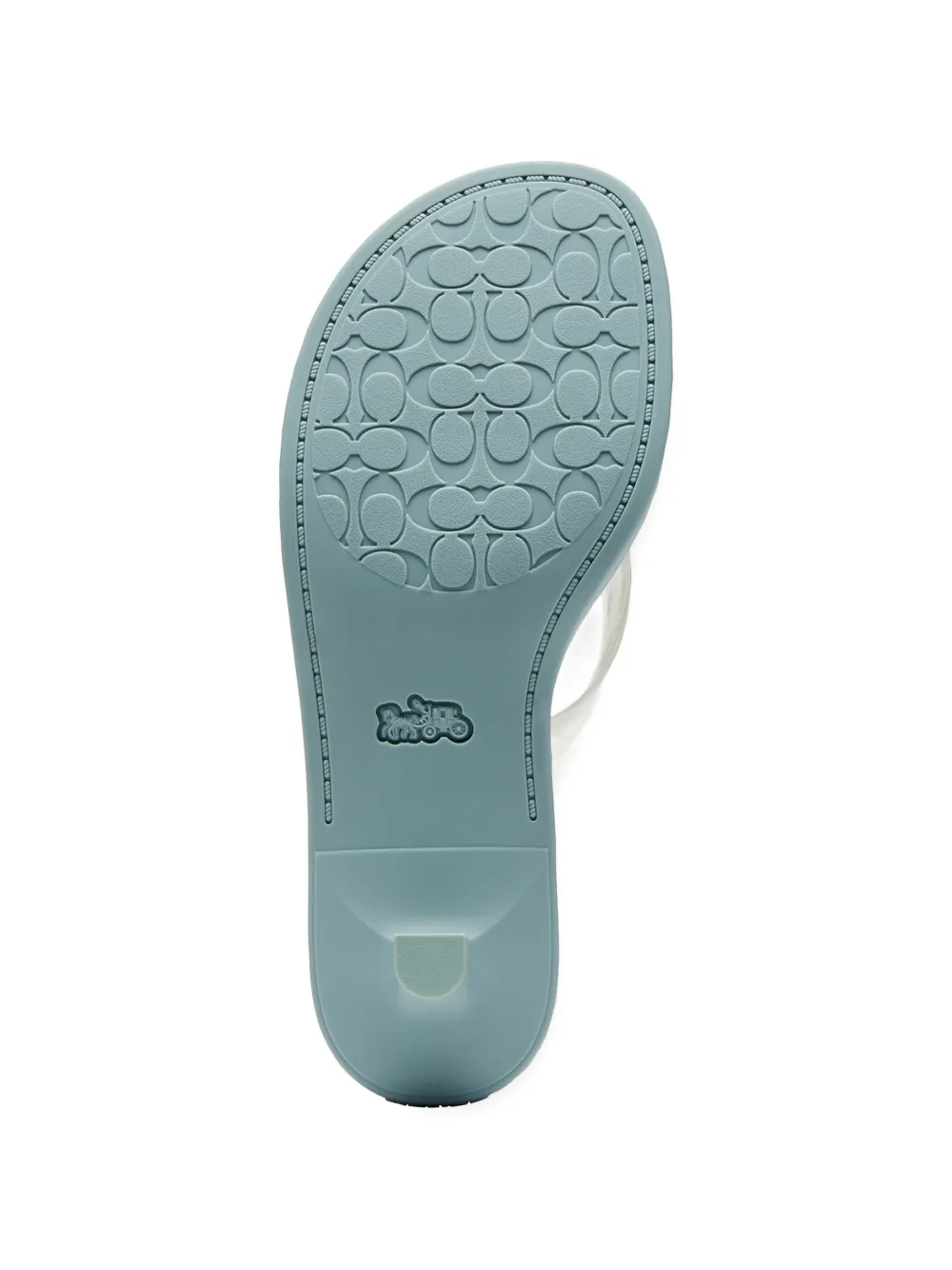 Coach jelly thong sandals Wit
