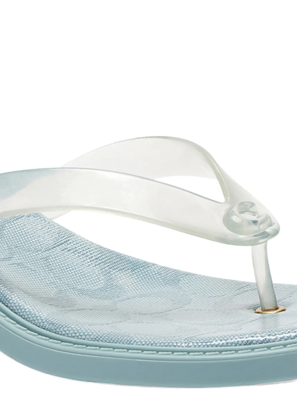 Coach jelly thong sandals Wit