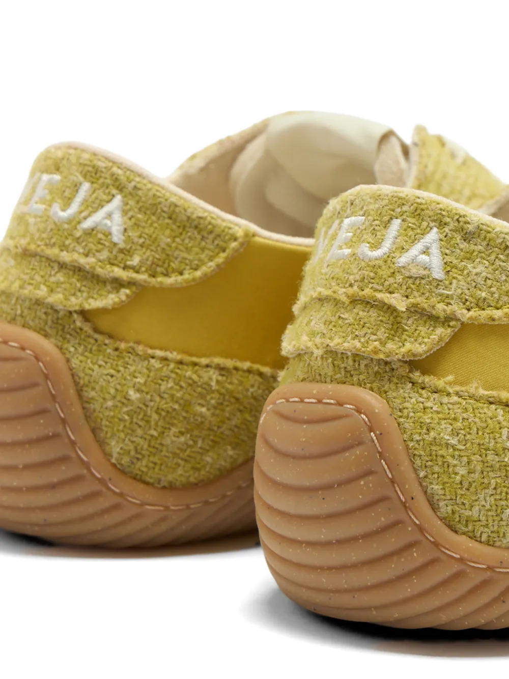 VEJA x Baserange Jitsu logo-patch lace-up sneakers Geel