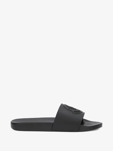 Moncler Basile logo-embossed slides