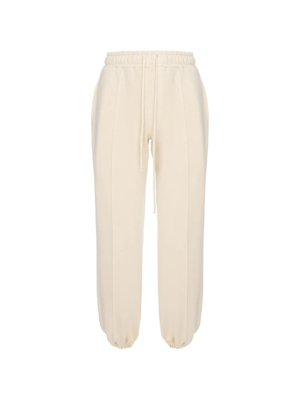 HAMZA Alladin drawstring cotton trousers - Toni neutri