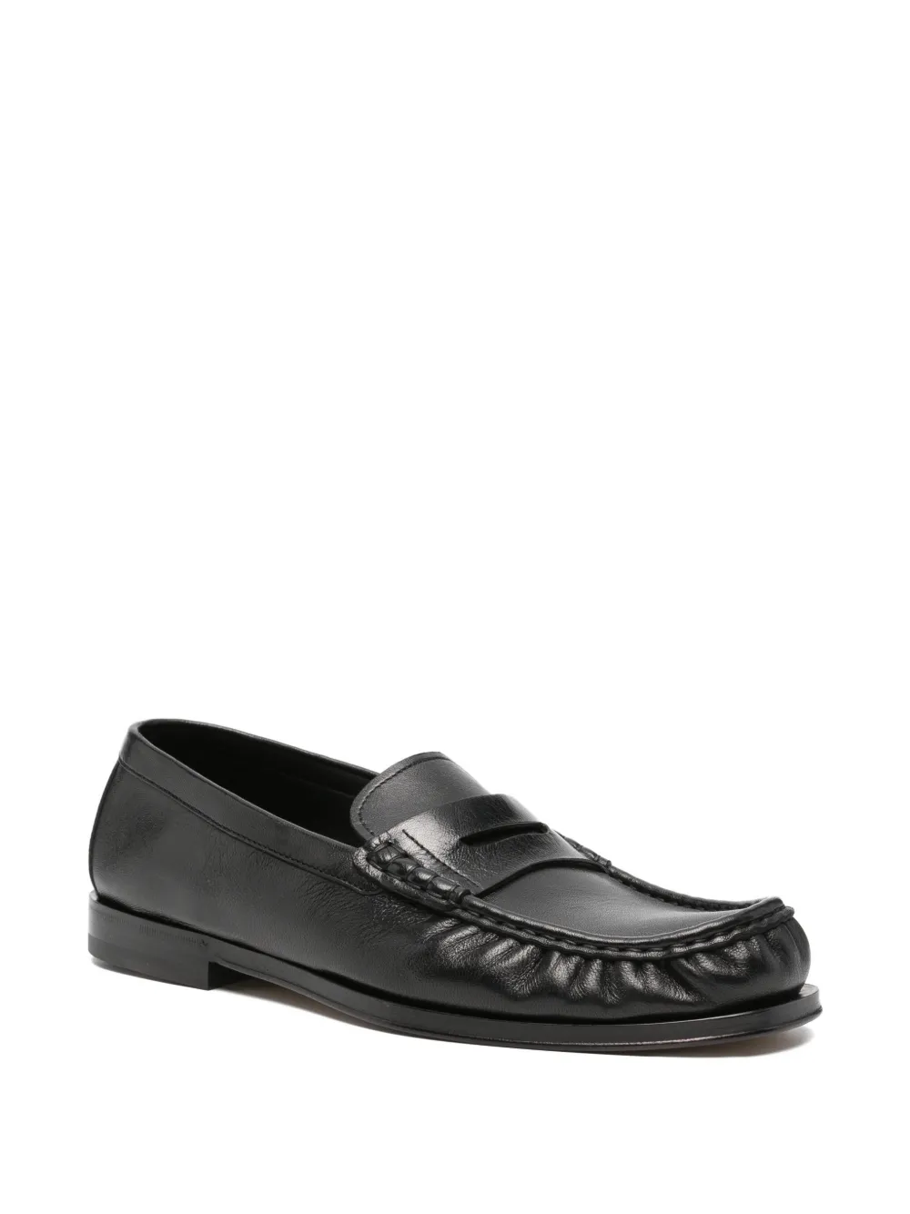 Henderson Baracco Hugo leather loafers Zwart
