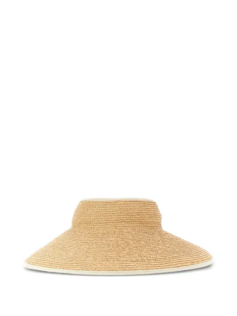 Helen Kaminski Mai woven wide-brim visor