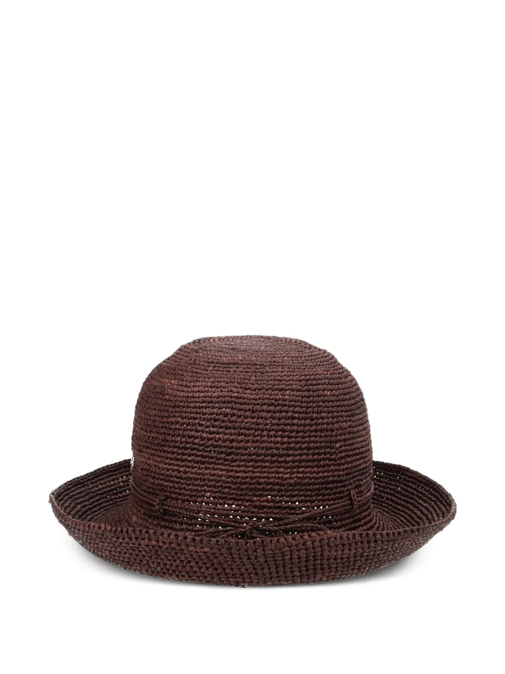 Helen Kaminski Provence crochet hat - Marrone