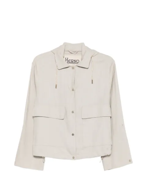 Herno hooded drawstring jacket