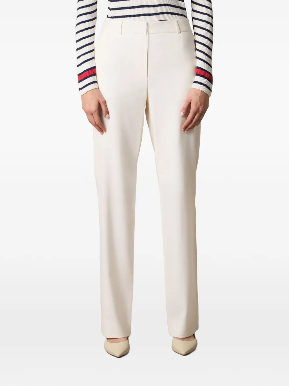 Brooks Brothers straight-leg trousers - Bianco