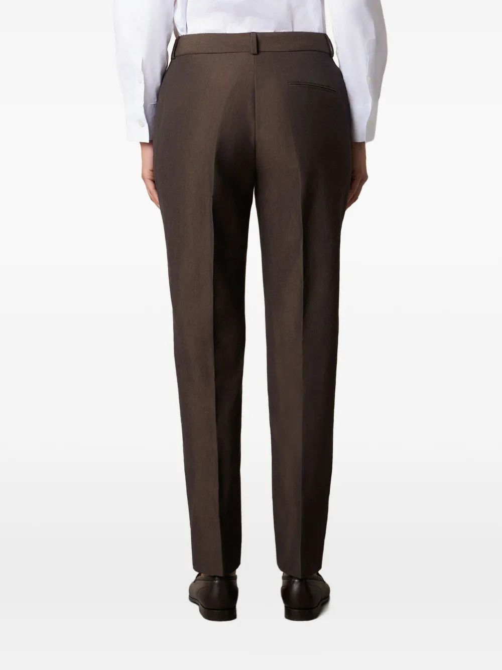 Brooks Brothers Broek met toelopende pijpen Bruin