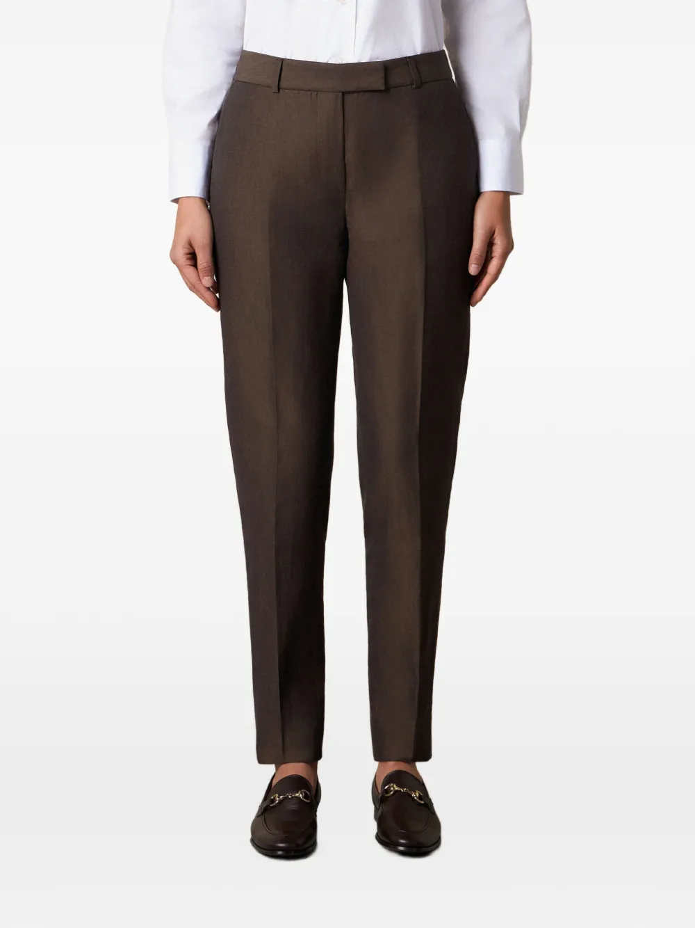 Brooks Brothers tapered trousers - Marrone