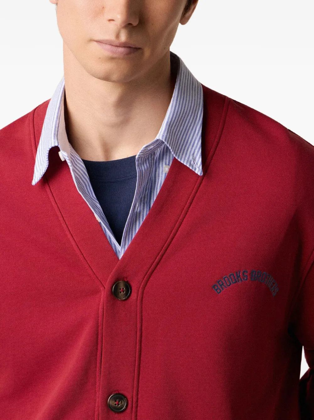 Brooks Brothers Vest met logoprint Rood