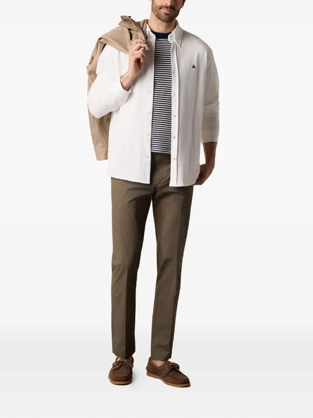 Brooks Brothers cotton chinos - Grün