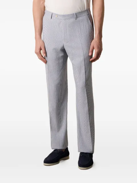 Brooks Brothers seersucker striped trousers