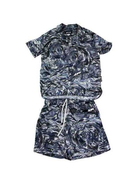 Just Cavalli tiger-print shirt and shorts set