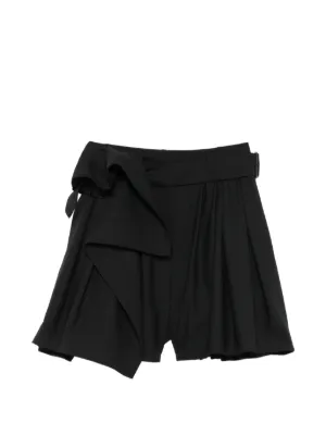 Noir Kei Ninomiya プリーツ ショートパンツ | ブラック | FARFETCH JP