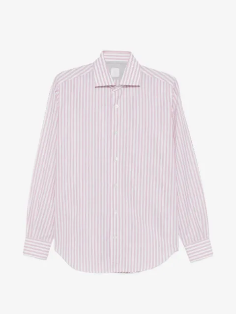 Eleventy camisa con rayas estampadas