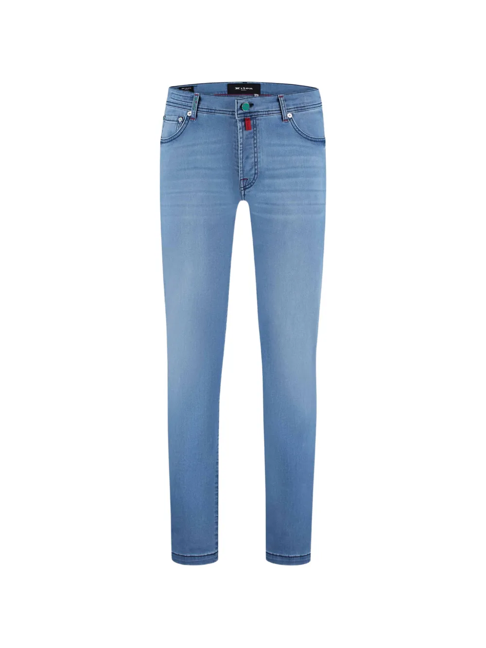 Kiton rivet jeans - Blau