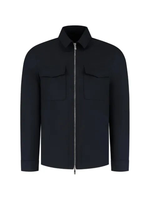 Marco Pescarolo pocket zipped shirt jacket