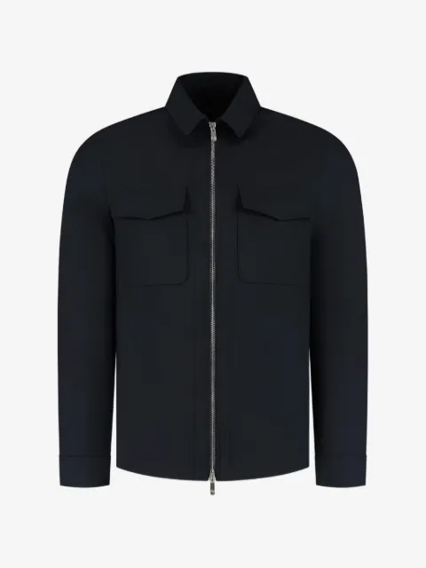 Marco Pescarolo pocket zipped shirt jacket