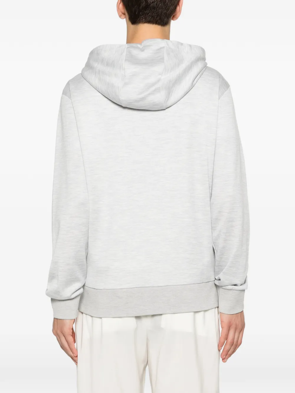 Eleventy Hoodie met rits Grijs