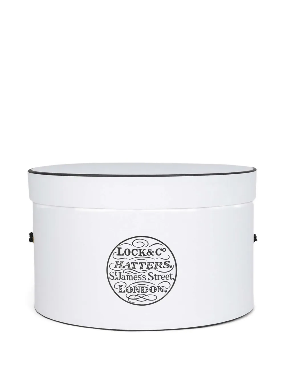 Lock & Co. Hatters logo-print hat box - Weiß