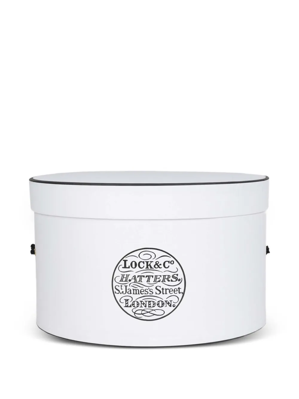 Lock & Co. Hatters logo-print hat box - Weiß
