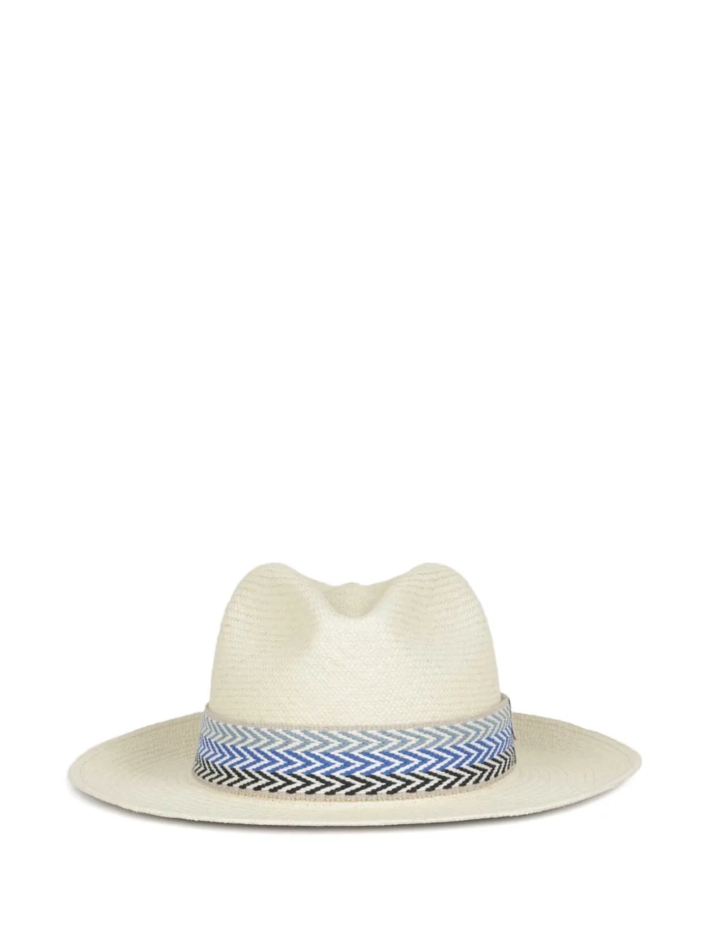 Lock & Co. Hatters Walter chevron-patterned panama hat - Toni neutri