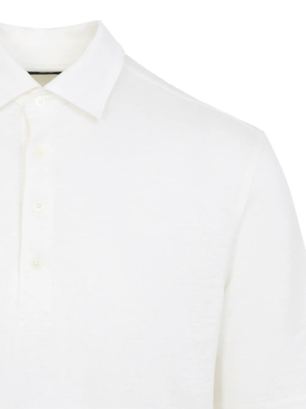 Zegna Linnen poloshirt Wit