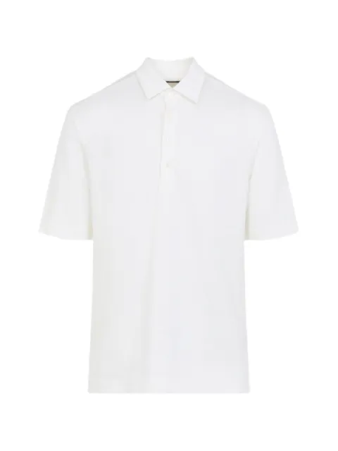 Zegna linen polo shirt