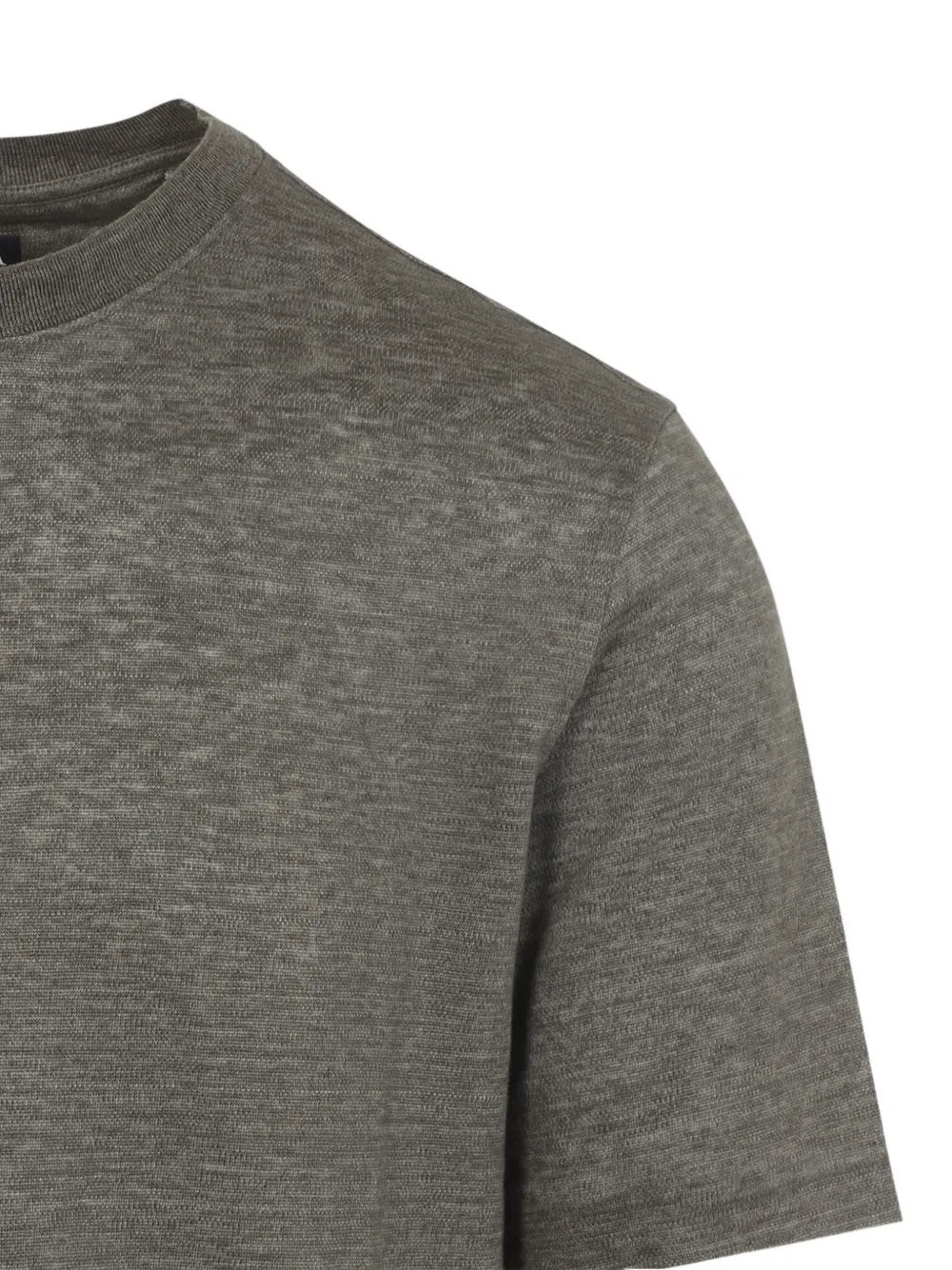 Zegna T-shirt met ronde hals Grijs