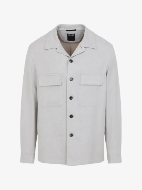 Zegna pocket-detail overshirt