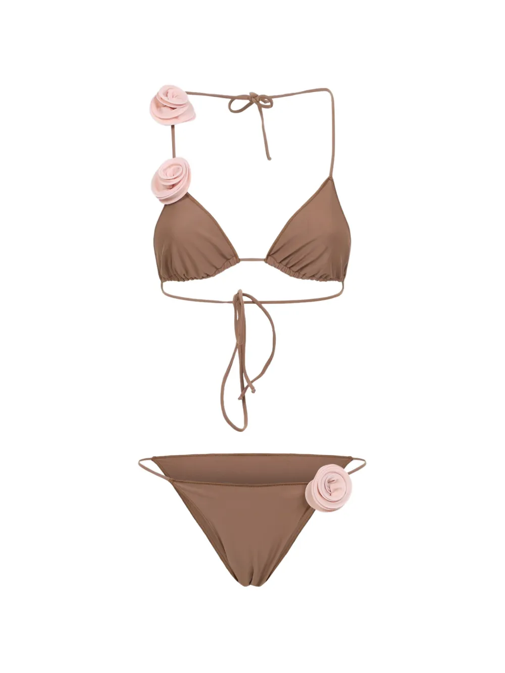 La Reveche floral-appliqué bikini - Toni neutri