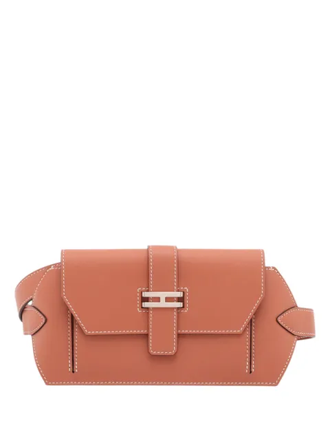 Hermès Pre-Owned cangurera de piel Swift Elan con bolsillo 24 2025