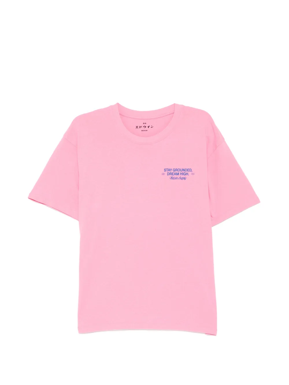 Edwin Laid-back League T-shirt - Rosa