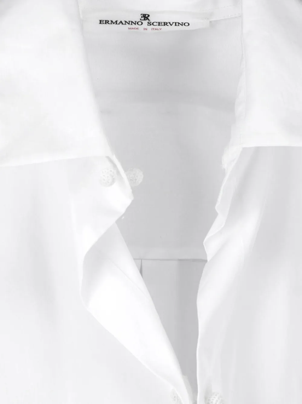 Ermanno Scervino Button-up overhemd Wit