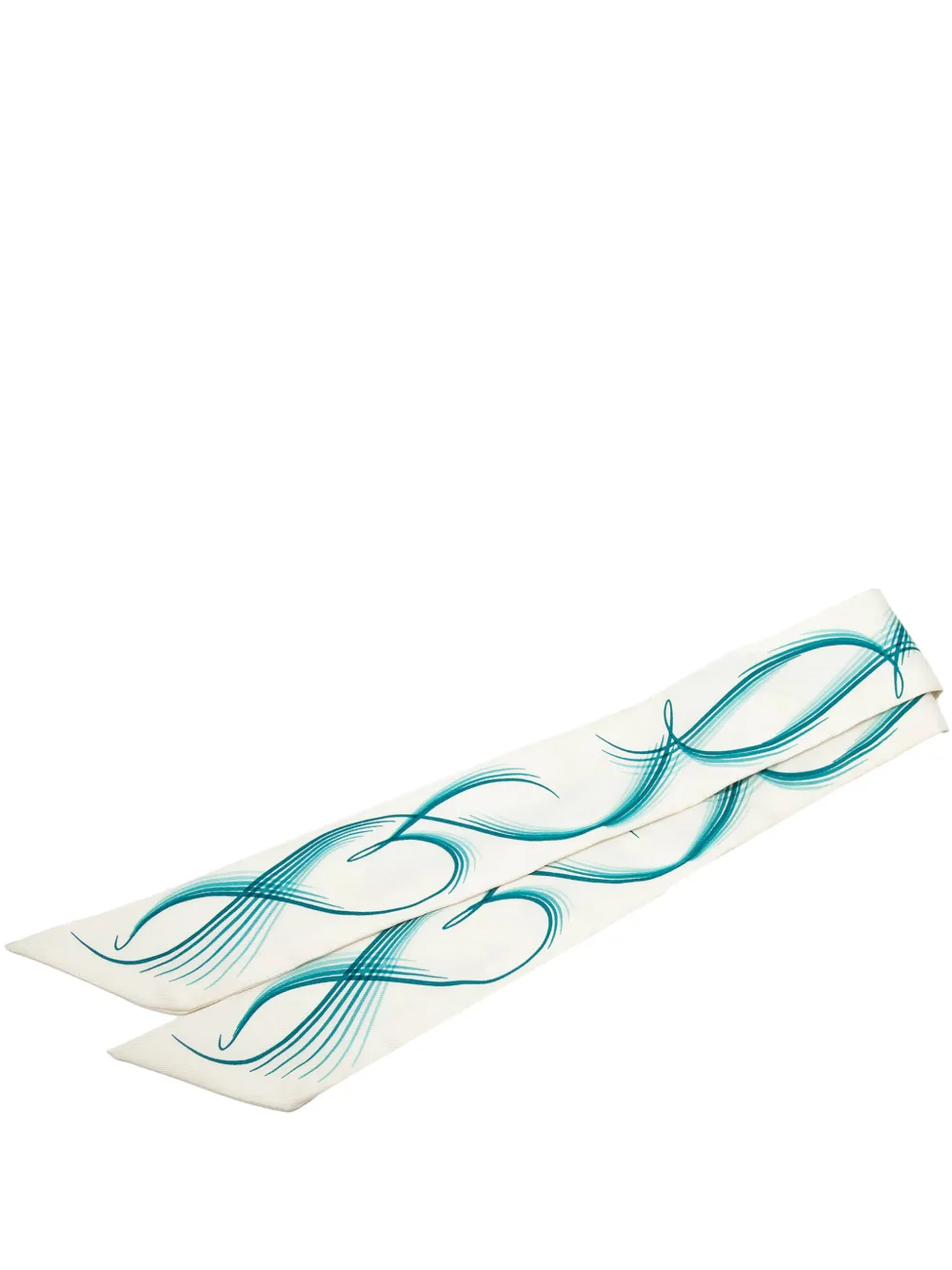 Hermès Pre-Owned 20th Century 24 Faubourg Silk Twilly Scarf scarves - Bianco