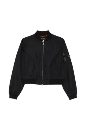 ENTIRE STUDIOS Broad Bomber Jacket | Black | FARFETCH UK