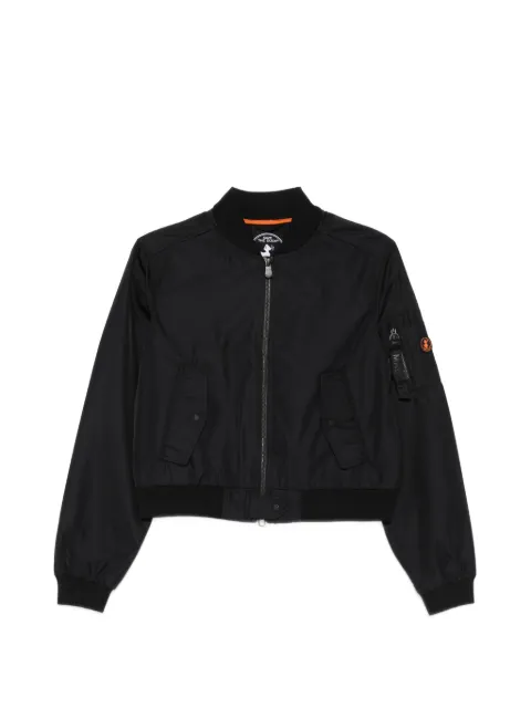 Save The Duck chamarra bomber con ribete de canalé