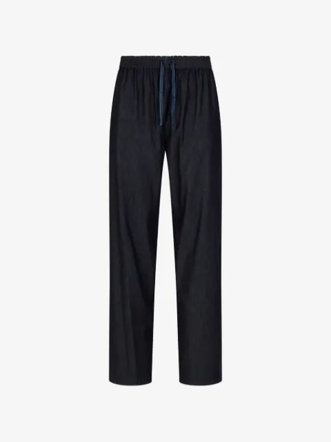 Emporio Armani jeans con cordones en la pretina