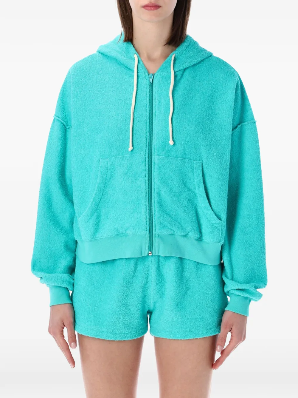 American Vintage Bobypark zip-up hoodie - Blu