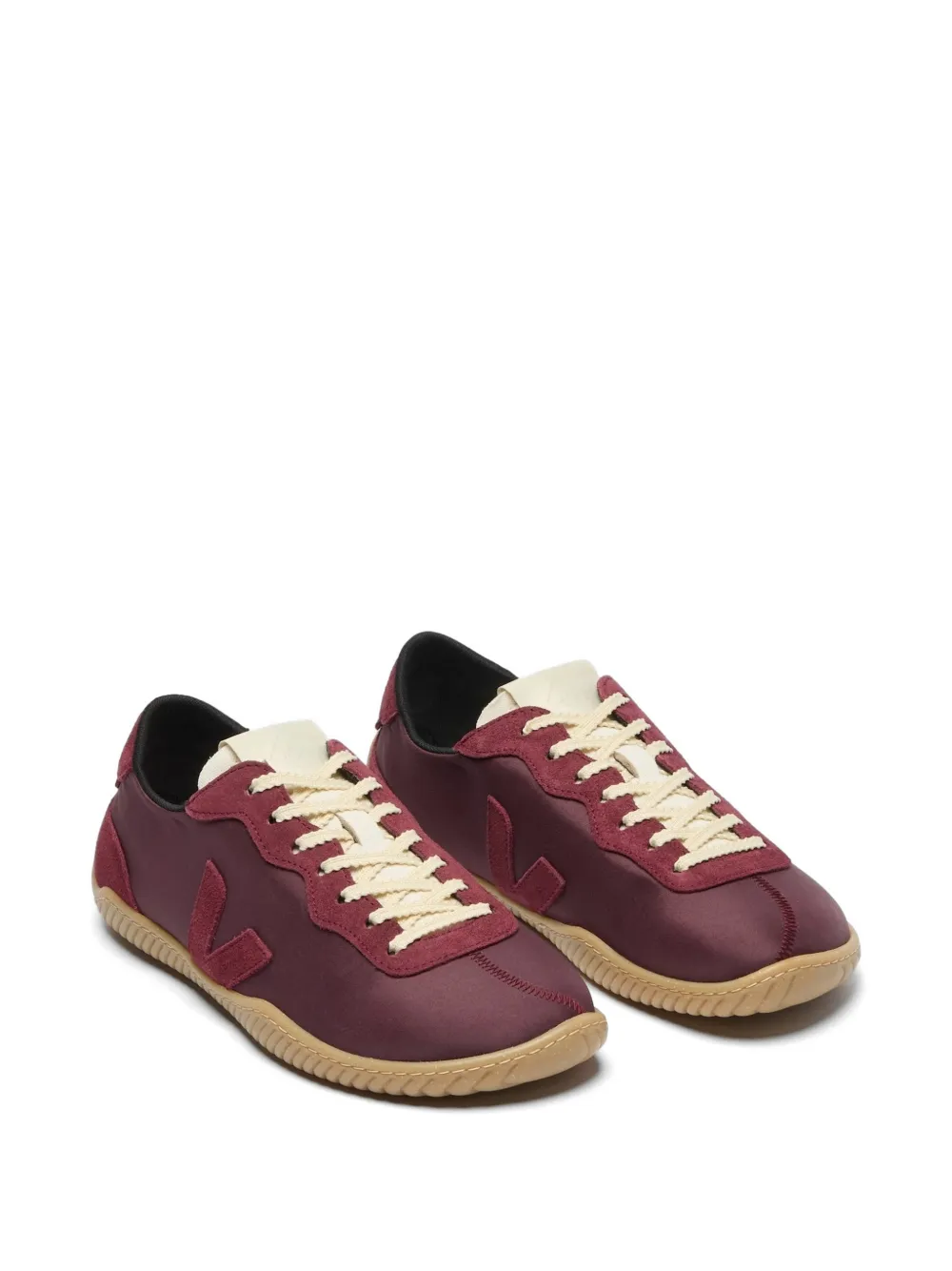 Baserange x Veja Jitsu sneakers met veters Rood