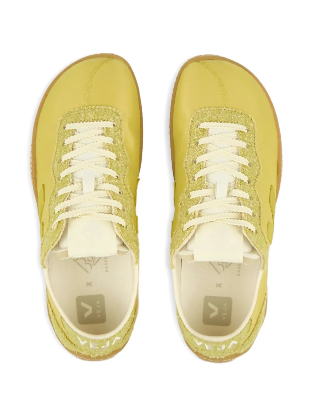 Baserange x Veja Jitsu sneakers met veters Geel