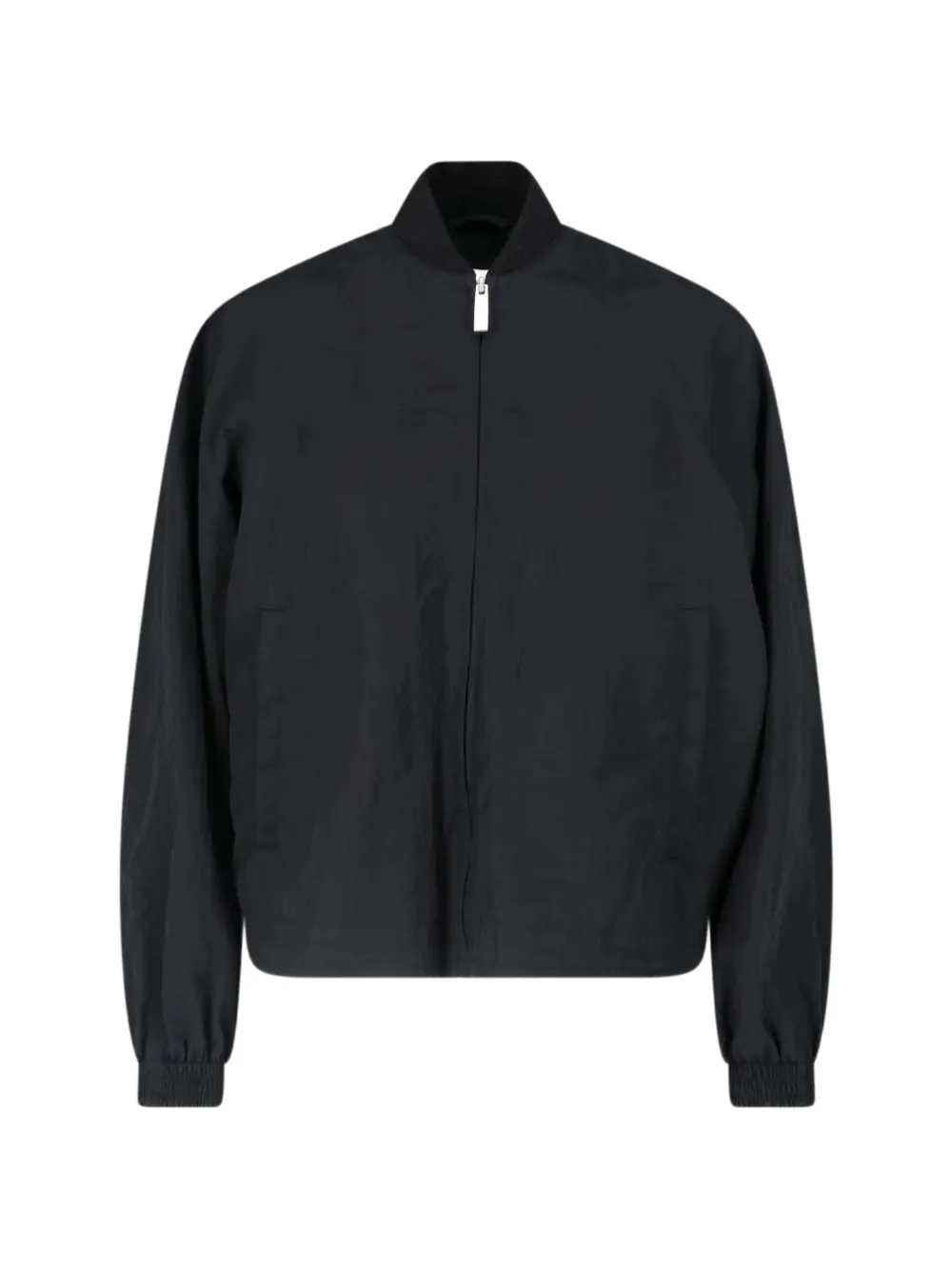 Laminar zip-up bomber jacket - Nero