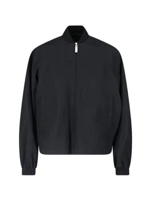 Laminar zip-up bomber jacket