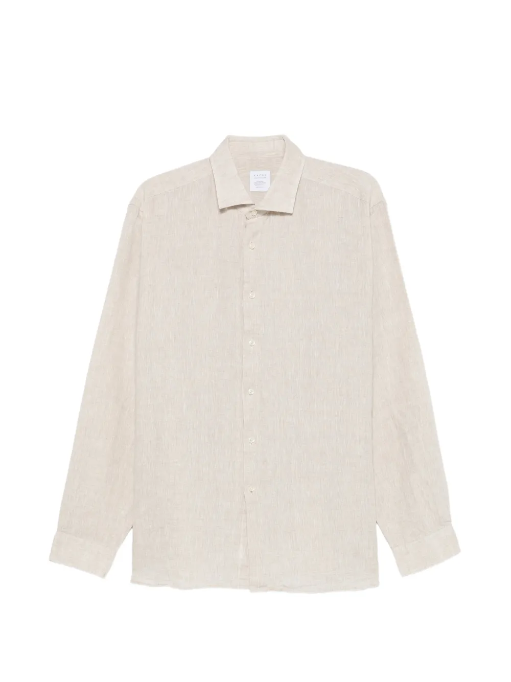 Xacus long-sleeve button-down shirt - Nude