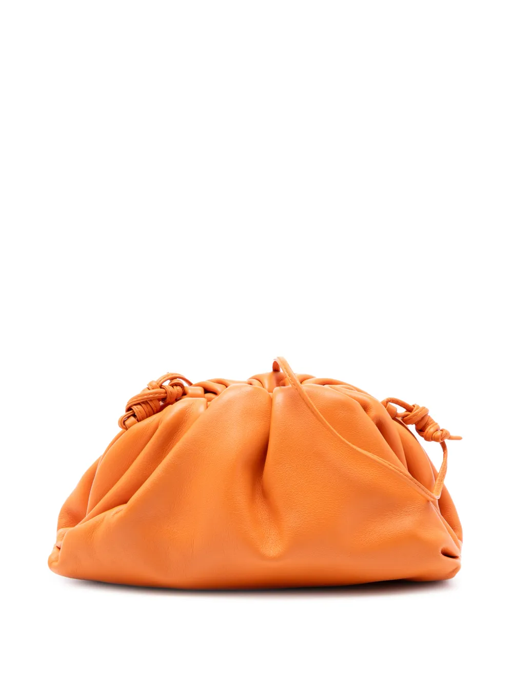 Bottega Veneta Pre-Owned 2012-2026 Lambskin The Mini Pouch crossbody bag - Orange