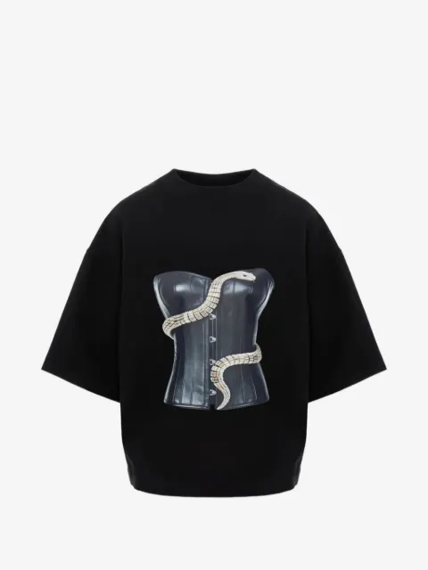 HAMZA T-shirt con corsetto