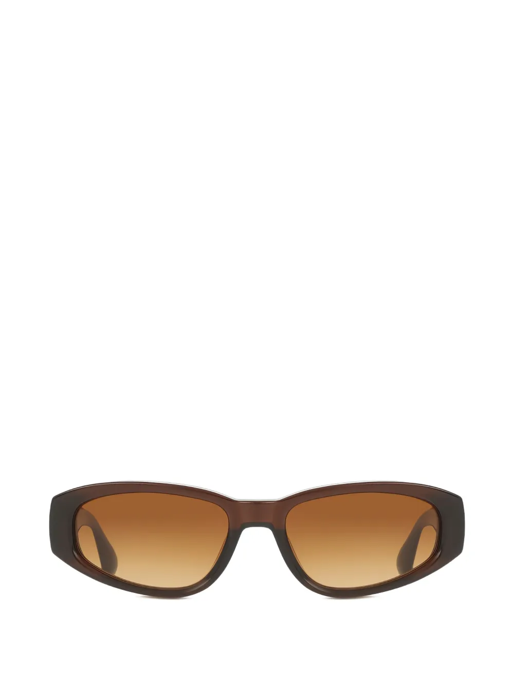 Chimi geometric-frame sunglasses - Marrone